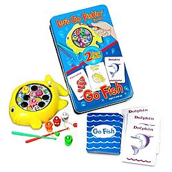 Let's Go Fishin' and Go Fish - 2 Games in 1 travel tin