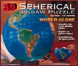 World Globe - 3D Spherical Jigsaw Puzzle